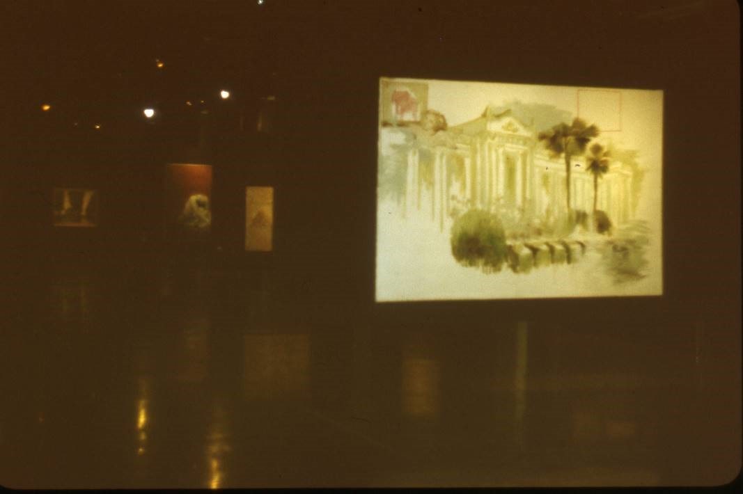 Валерій Сахарук, 1994, Експозиція «Мистецьких імпресій», робота В. Трубіної, кольоровий слайд, розміри невідомі